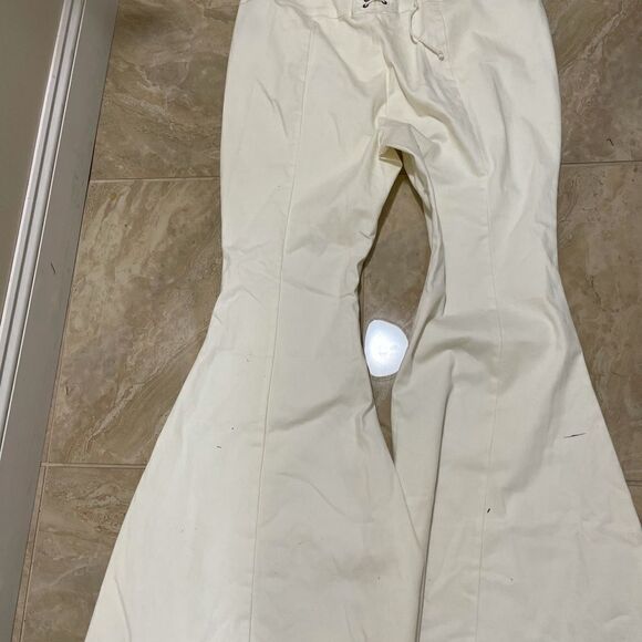 NWT We The Free by Free People lace up jeans size 33 - Picture 4 of 9